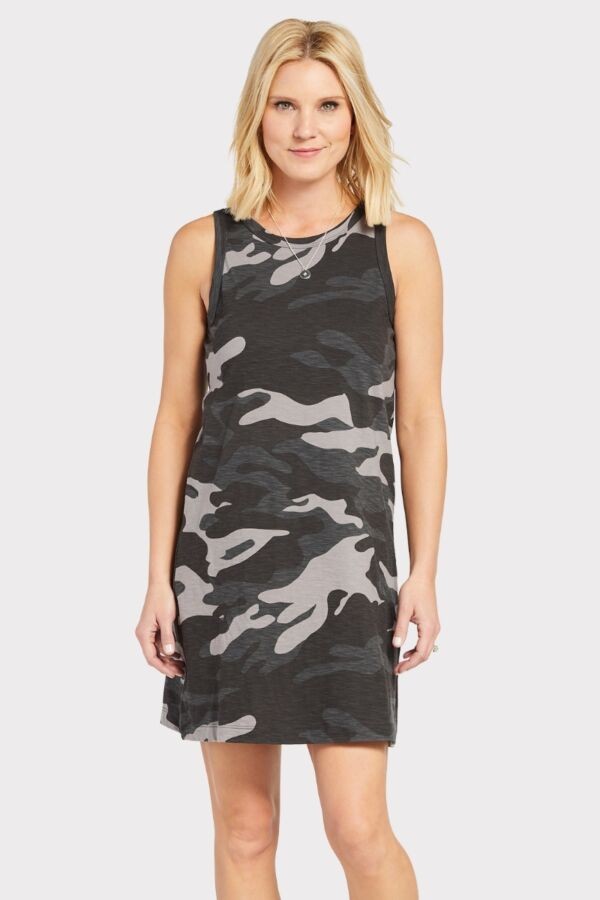 Bennett Camo Dress | Evereve