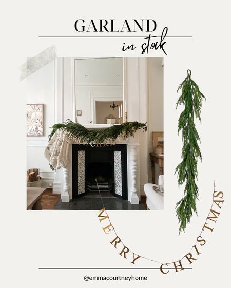 Garland and best selling Norfolk pine garland is in stock and the brass garland is on sale on Amazon!! Both of these will sell out so don’t miss them 

#LTKhome #LTKHoliday #LTKfindsunder50