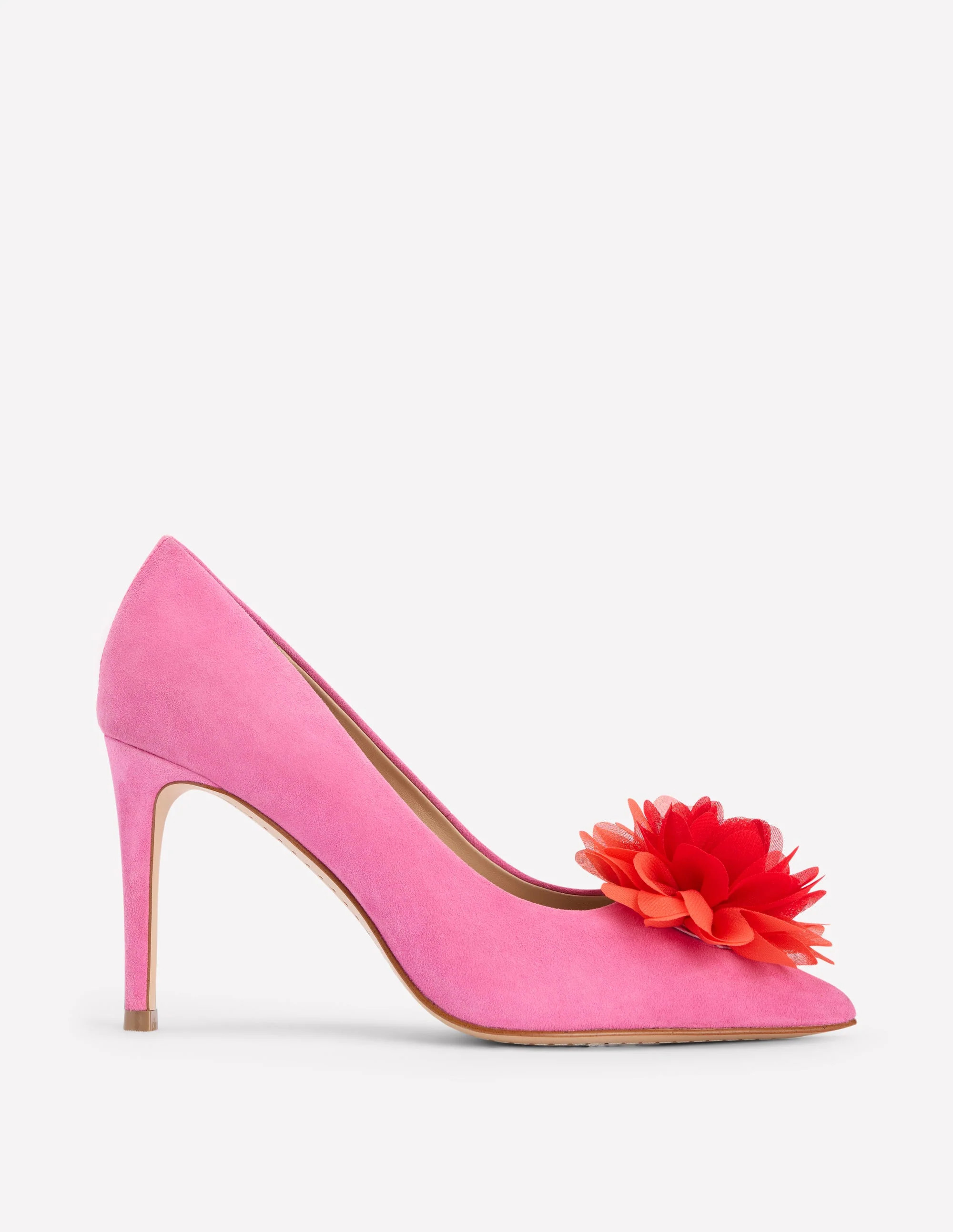 Flower Point Heels-Hot Pink | Boden (US)