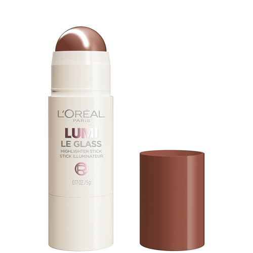 L'Oreal Paris True Match Lumi Le Glass Highlighter Stick, Reflective, Translucent, Glassy Highlighter for Face and Body, 625 Sunset Amour, 0.17 Oz | Amazon (US)