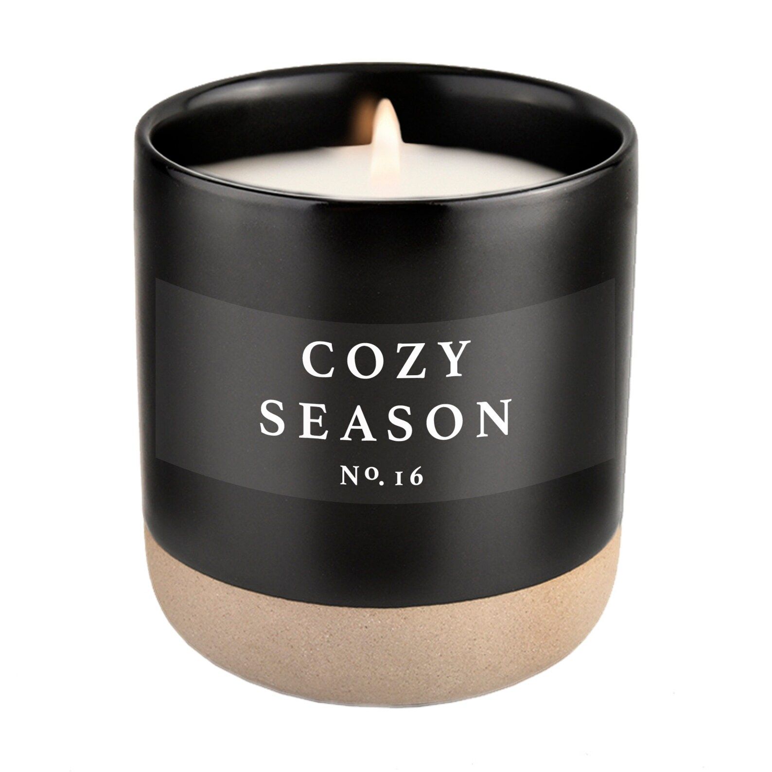 Cozy Season Soy Candle  Black Stoneware Jar  Woods Spice - Etsy | Etsy (US)