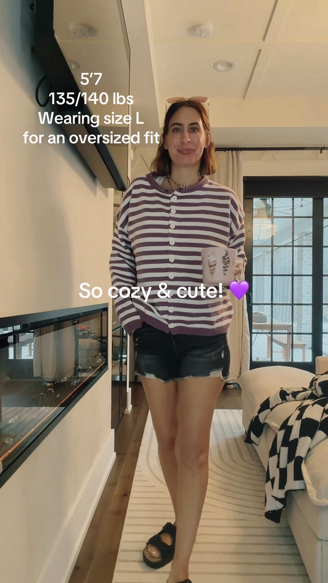 Cozy, cute, and endlessly wearable — this striped cardigan is the kind of layering piece I keep reaching for on repeat. Perfect for cool mornings, coffee runs, baseball nights, and everyday spring style through summer  

#LTKvlog #LTKgrwm #LTKootd
