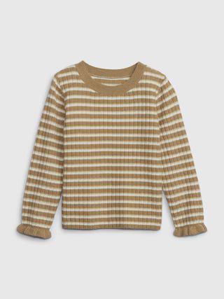 Toddler CashSoft Metallic Stripe Sweater | Gap (US)