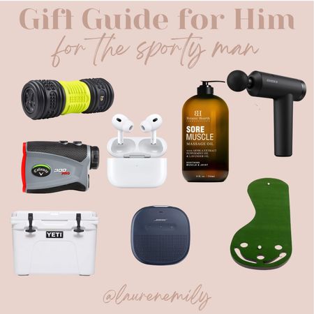 Gift Guide for him sporty man edition! All the best finds for your boyfriend, friend, husband, dad, father in law, or anyone special in your life! 

#LTKSeasonal #LTKHoliday #LTKGiftGuide