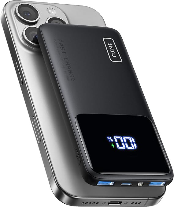 INIU Portable Charger, Slimmest Fast Charging 10000mAh USB C in/Out Power Bank, 22.5W PD3.0 QC4+ ... | Amazon (CA)