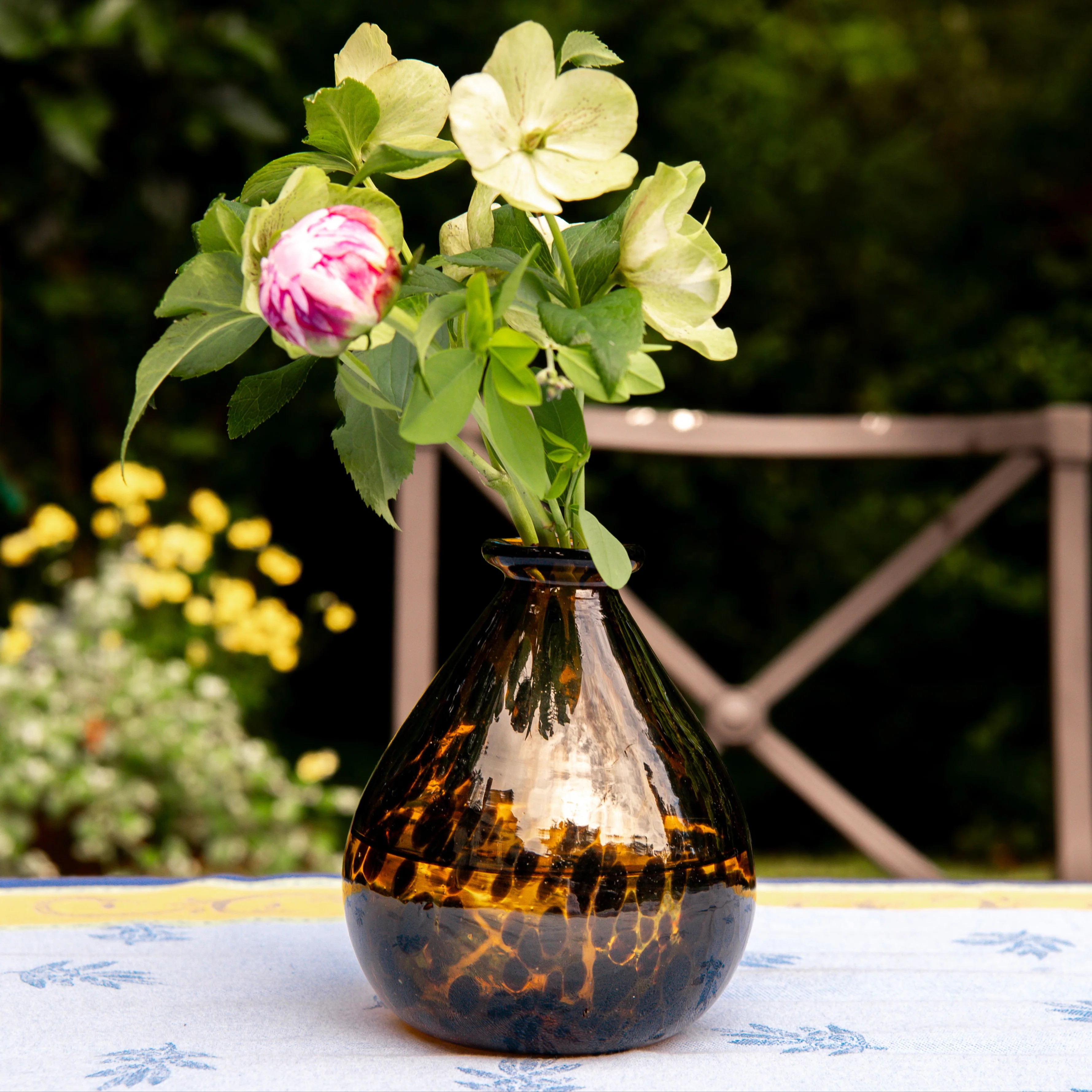 Dewdrop Vase (Brown Tortoise) | Half Past Seven