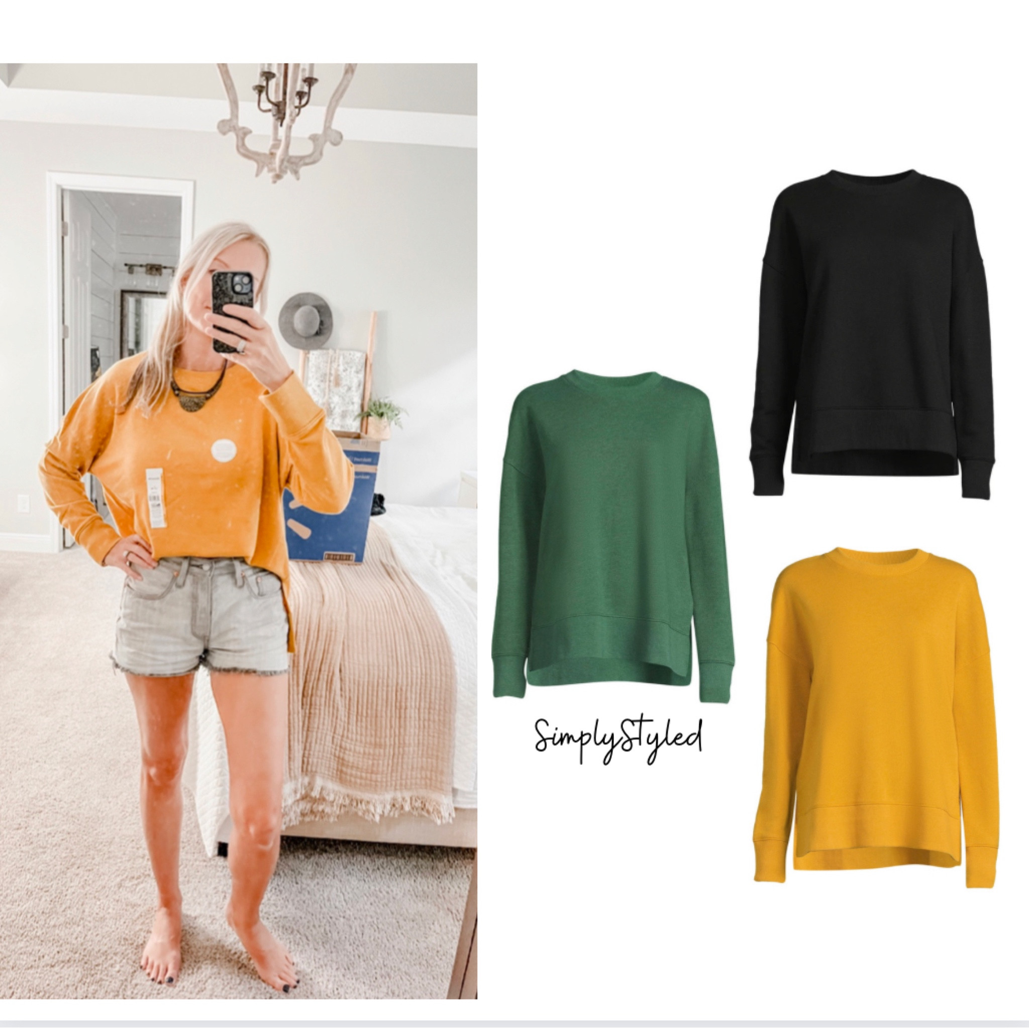 Great High Low Pullover Sweatshirt from Walmart and only $10!!💚🖤💛

Wear size: M

#walmart #sale #pullover #sweatshirt 

#LTKHolidaySale #LTKsalealert #LTKSeasonal