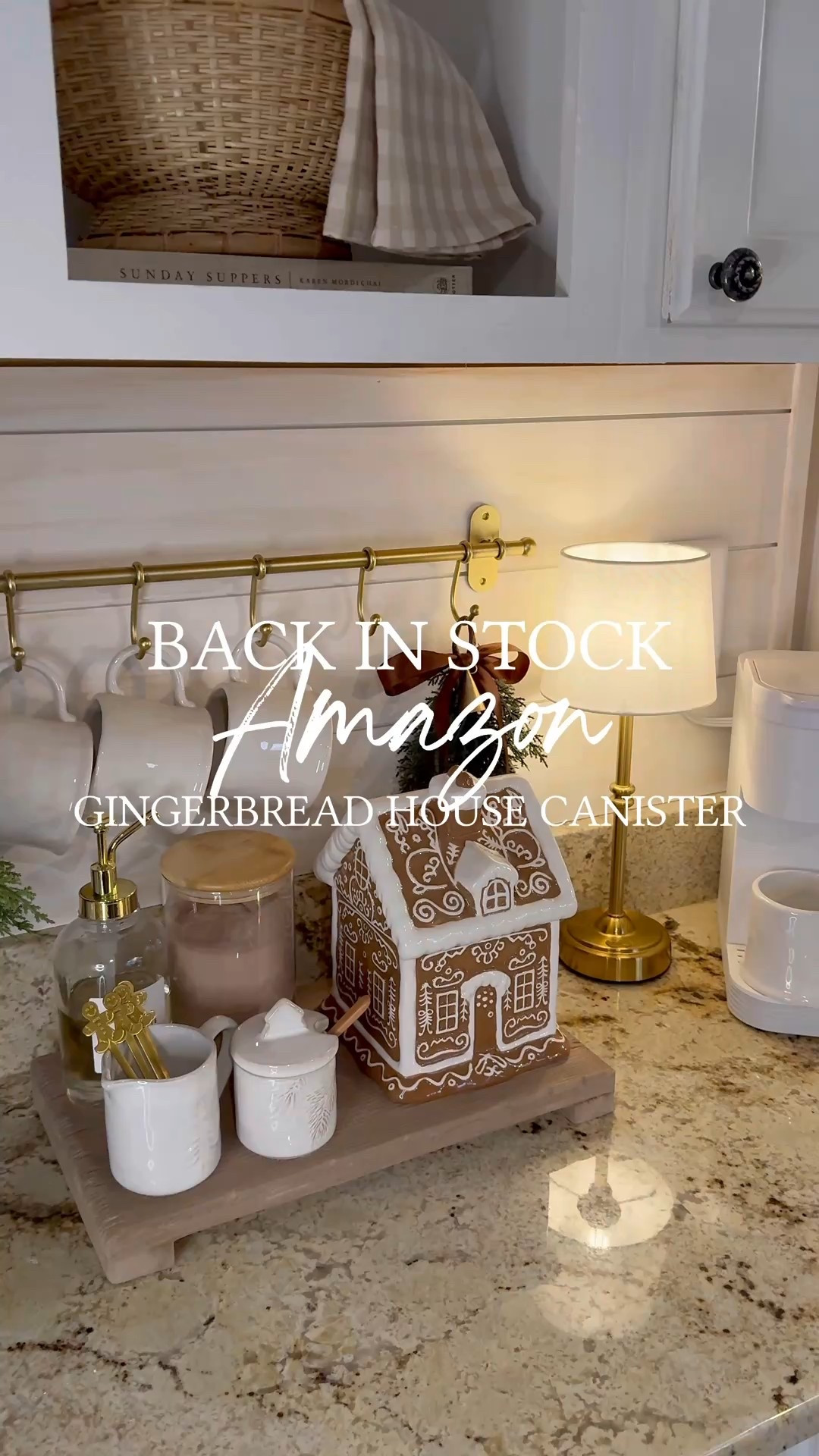 Gingerbread House Canister is Back in Stock

Follow @farmtotablecreations on Instagram…

My Christmas coffee and cocoa bar is one of my favorite corners to style each year — warm light, pretty mugs, real-touch greenery, and all the festive holiday touches. This adorable gingerbread house canister was one of my top-selling items for November, and I’m so excited it’s finally back in stock. It adds the sweetest charm to this cozy setup.

Coffee bar | Christmas kitchen | holiday cocoa bar | kitchen styling | Amazon home | neutral Christmas decor | cozy kitchen | holiday house canister | Christmas gingerbread decor



#LTKHoliday #LTKHome #LTKSaleAlert