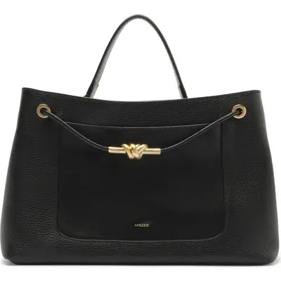 Arezzo Delphine Large Leather Shopper in Fresh Ruby at Nordstrom | Nordstrom