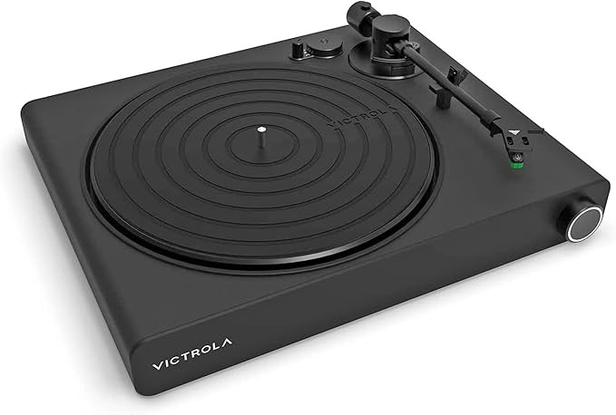 Victrola Stream Onyx Turntable - 33-1/3 & 45 RPM Vinyl Record Player, Works with Sonos Wirelessly... | Amazon (US)