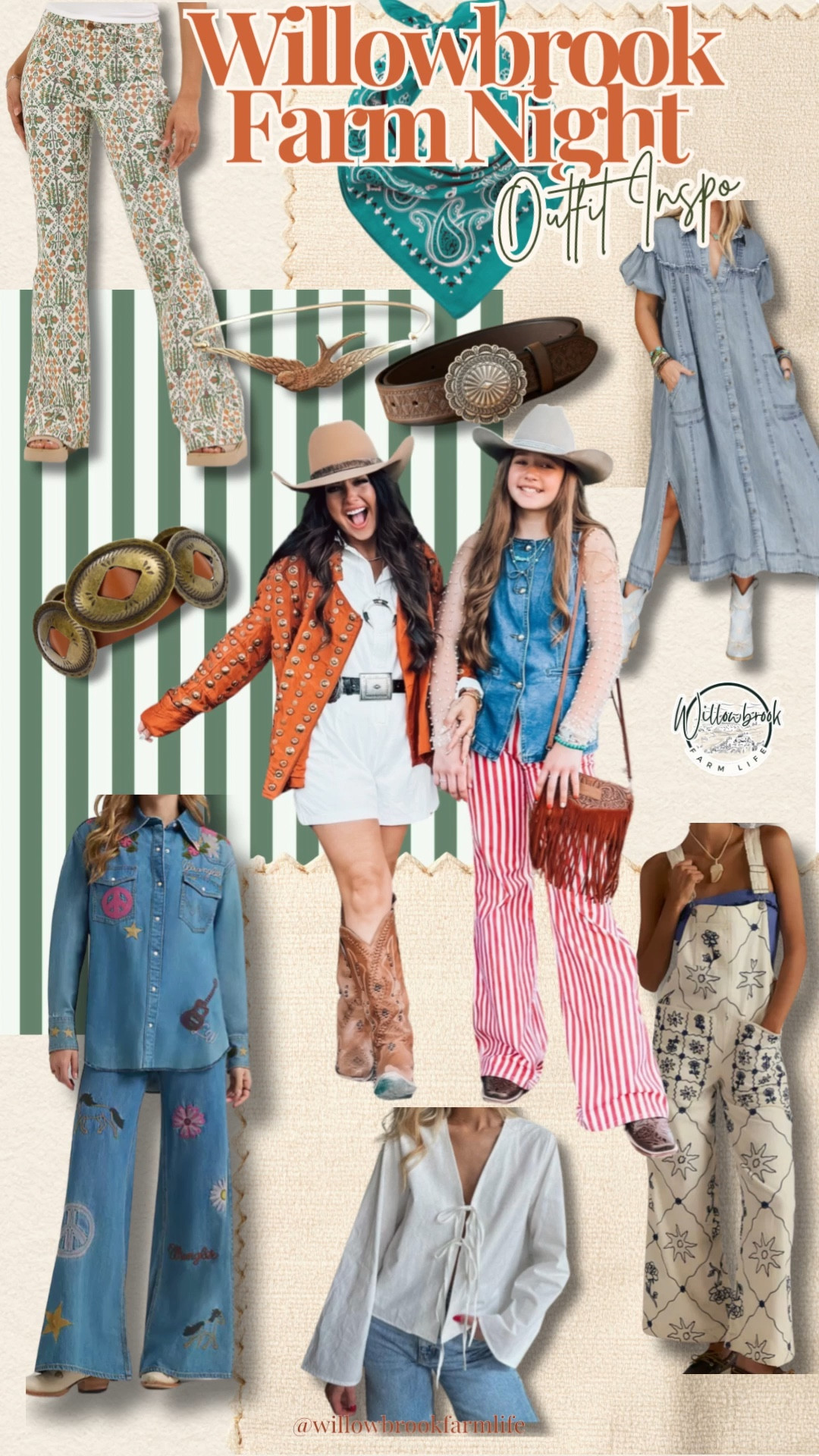 Some fun pieces for Willowbrook Farm Night, a concert or rodeo! 


#LTKootd #LTKSeasonal #LTKFestival