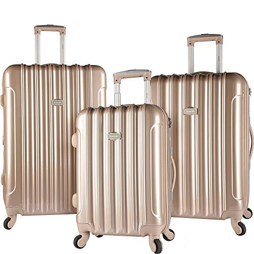Kensie Luggage 3 PC Expandable Hard Side Spinner Luggage Set | Amazon (US)
