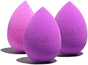 UVé Beauty 3 Pack, 2 Violet, 1 Helio, Makeup Sponges for Foundations, Powders & Creams. Vegan, Cruel | Amazon (US)