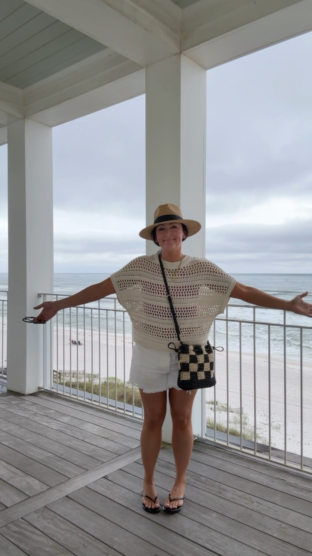 • medium top
• m/l bralette 
• size 8 shorts - I size up one 
• sandals true to size 

#LTKSwim #LTKWatchNow #LTKFindsUnder50