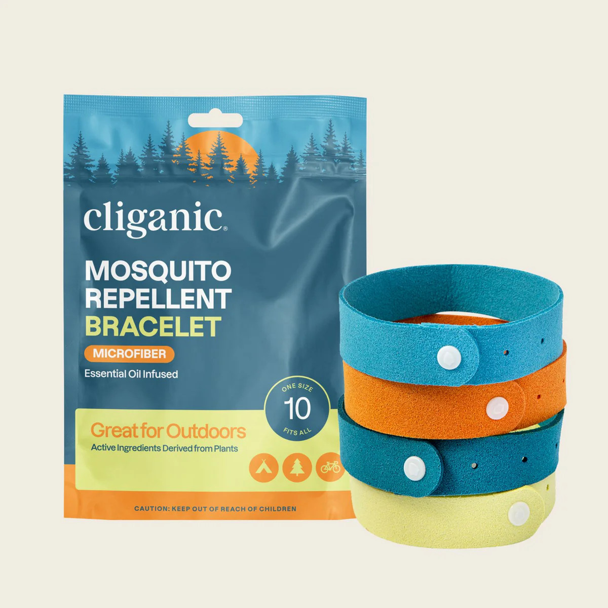 Microfiber Mosquito Repellent Bracelets | Cliganic
