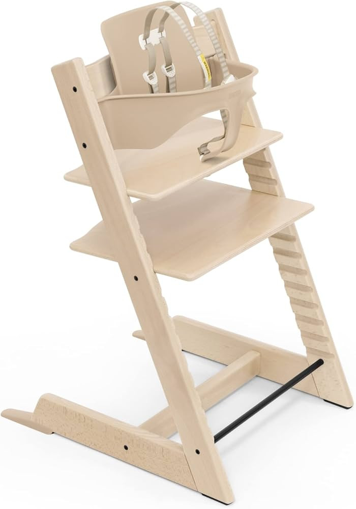 Tripp Trapp High Chair from Stokke, Natural - Adjustable, Convertible Chair for Children & Adults... | Amazon (US)