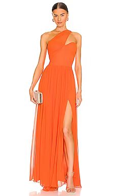 YAURA Imade Dress in Orange from Revolve.com | Revolve Clothing (Global)