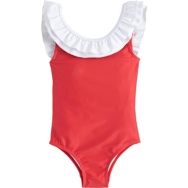 Breezy One Piece, Red | Maisonette