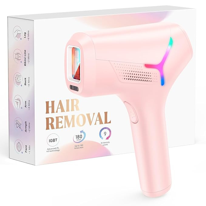 LYSMOSKI Laser Hair Removal for Women and Men, At-Home IPL Hair Removal Device with 5.2 cm² Trea... | Amazon (US)