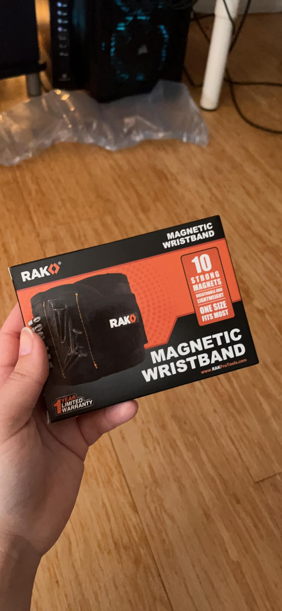 RAK Magnetic Wristband for Holding Screws, Nails and Drill Bits for Men - Made from Premium Balli... | Amazon (US)