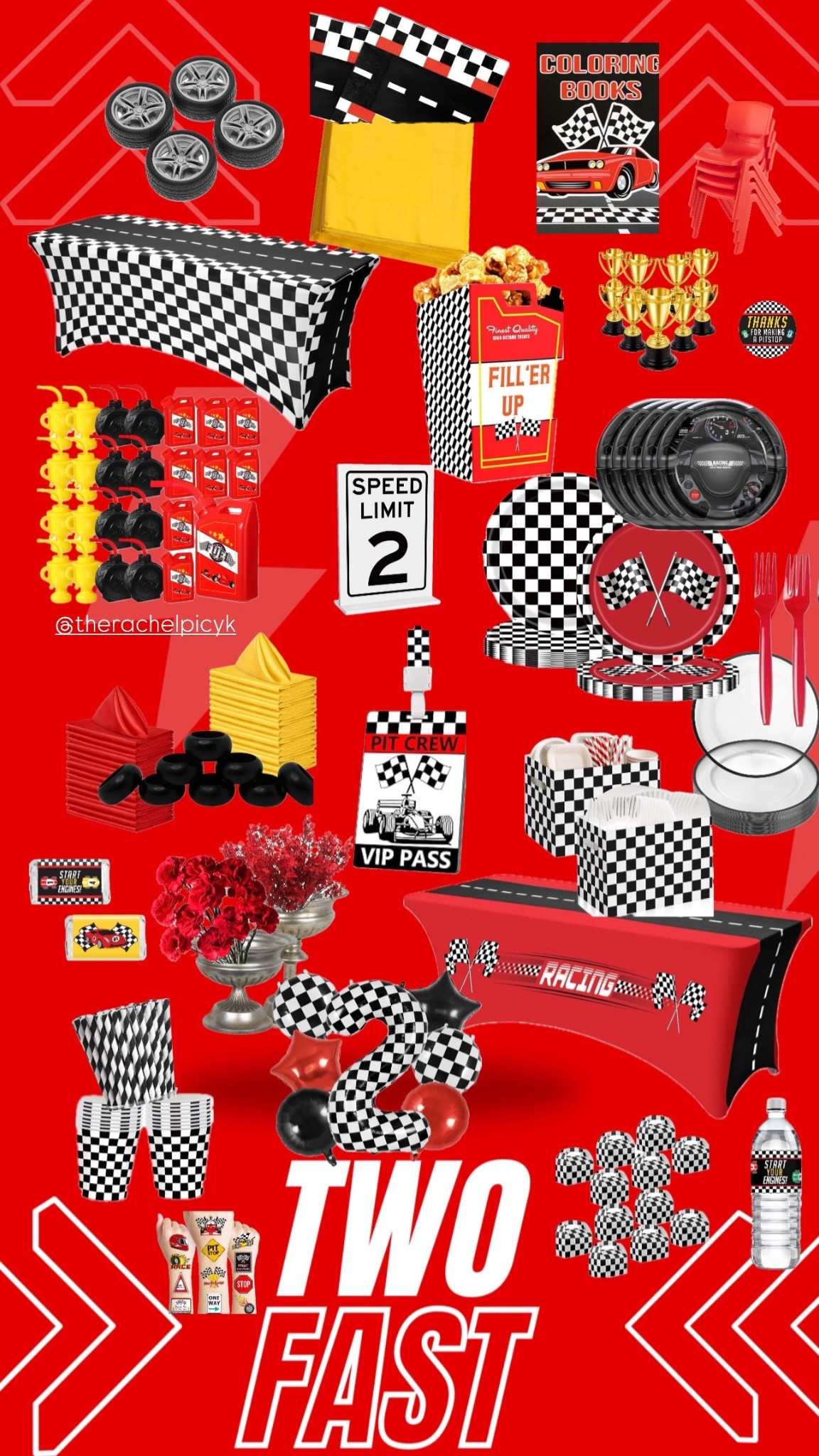 Threw my son a “Two Fast” F1 Grand Prix at home to celebrate his 2nd birthday! Shop lots of the items I used for the setup ❤️🏁💛 

#LTKKids #LTKHome #LTKmomlife