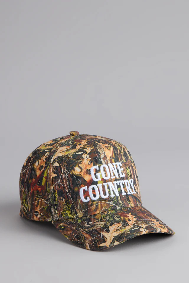 Gone Country Camo Baseball Cap | Windsor Stores