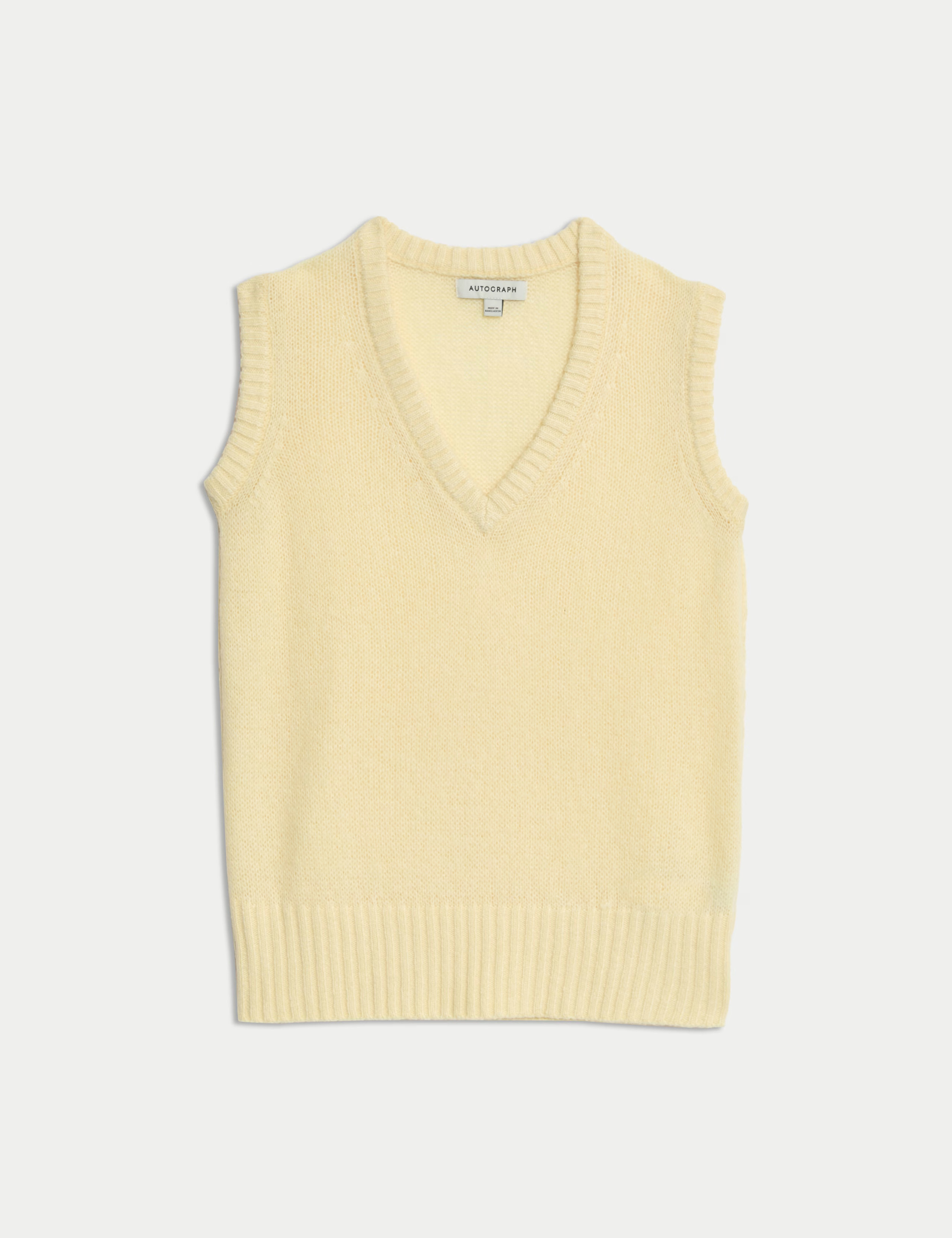 V-Neck Knitted Vest With Cashmere | Autograph at M&S | Marks & Spencer (UK)