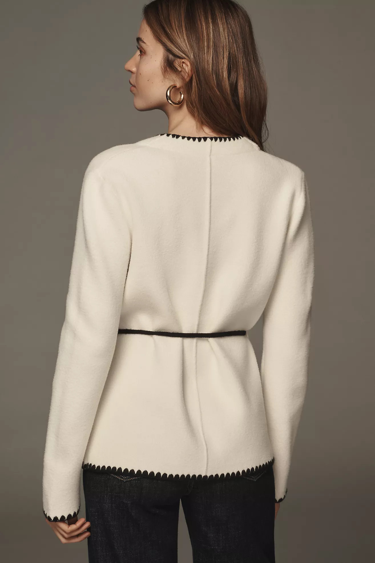 NVLT Whipstitch Knit Blazer | Anthropologie (US)