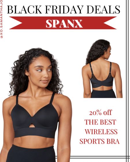The best wireless bra by spanx provides amazing coverage sewn in cups and great support under $50!

Sports bra - wireless bra - adjustable straps - spanx - Black Friday deals - 

#LTKsalealert #LTKunder50 #LTKfit