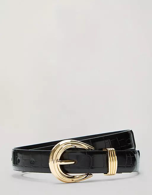 Miss Selfridge western belt in black | ASOS (Global)