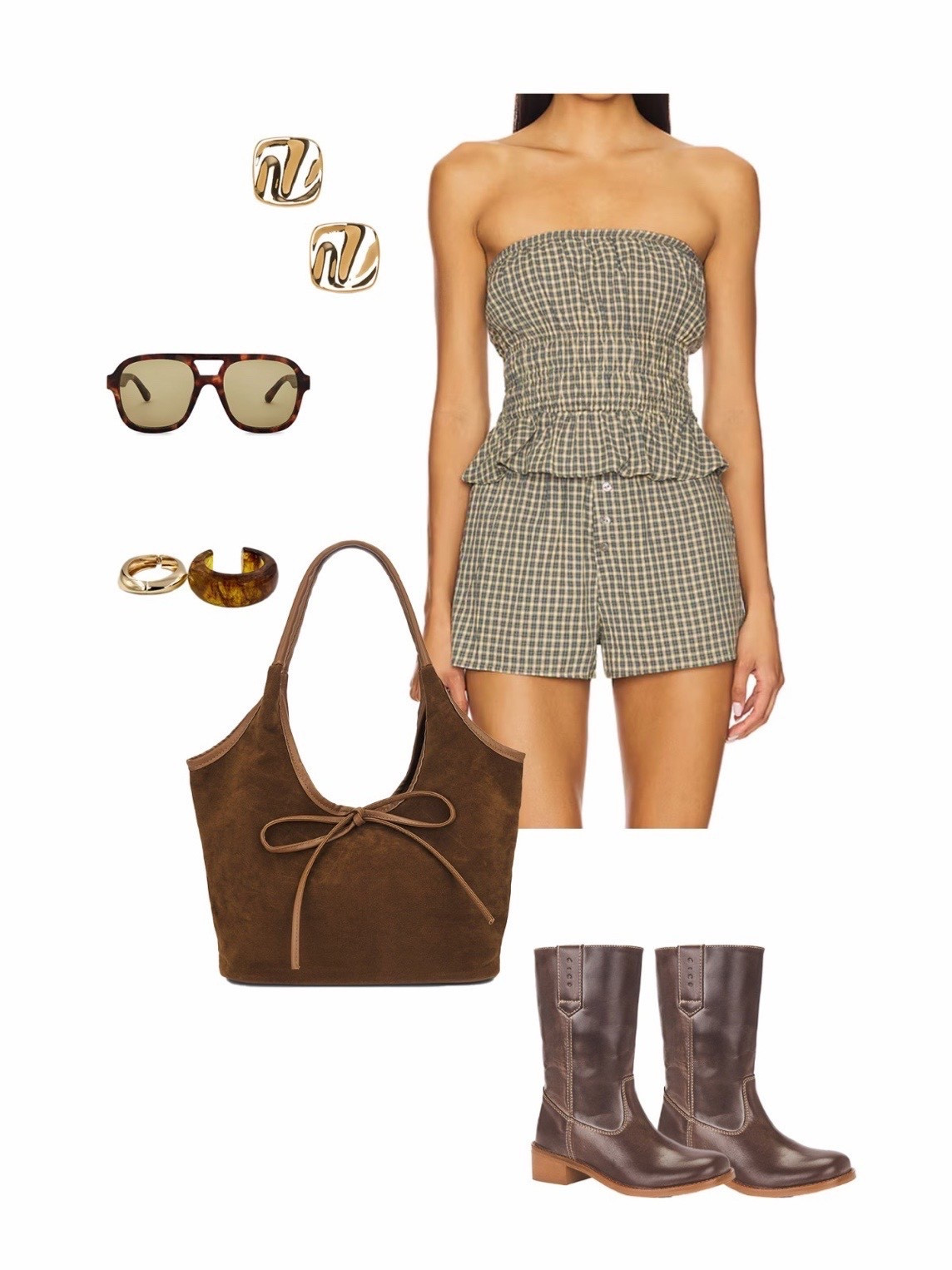 Fall fit inspo! Such a fun look going from summer into fall!! 
