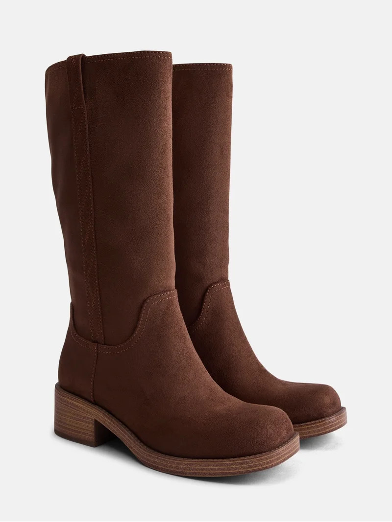 No Boundaries Women's Tall Riding Boot, Wide Width Available | Walmart (US)