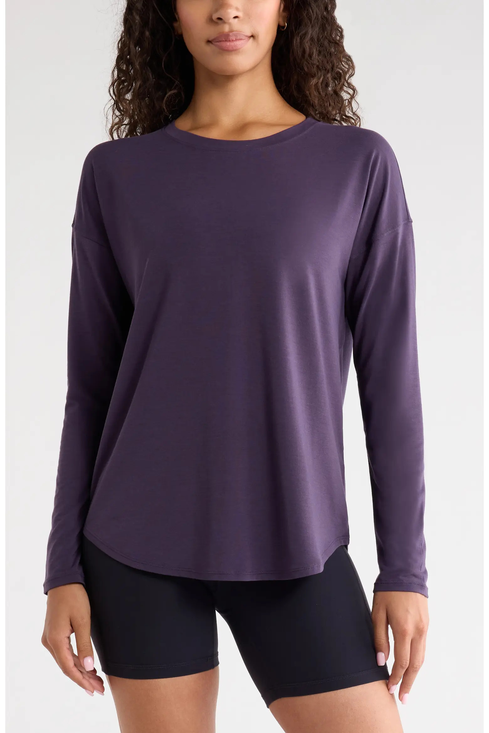 Breathe Long Sleeve Performance T-Shirt (Women) | Nordstrom | Nordstrom