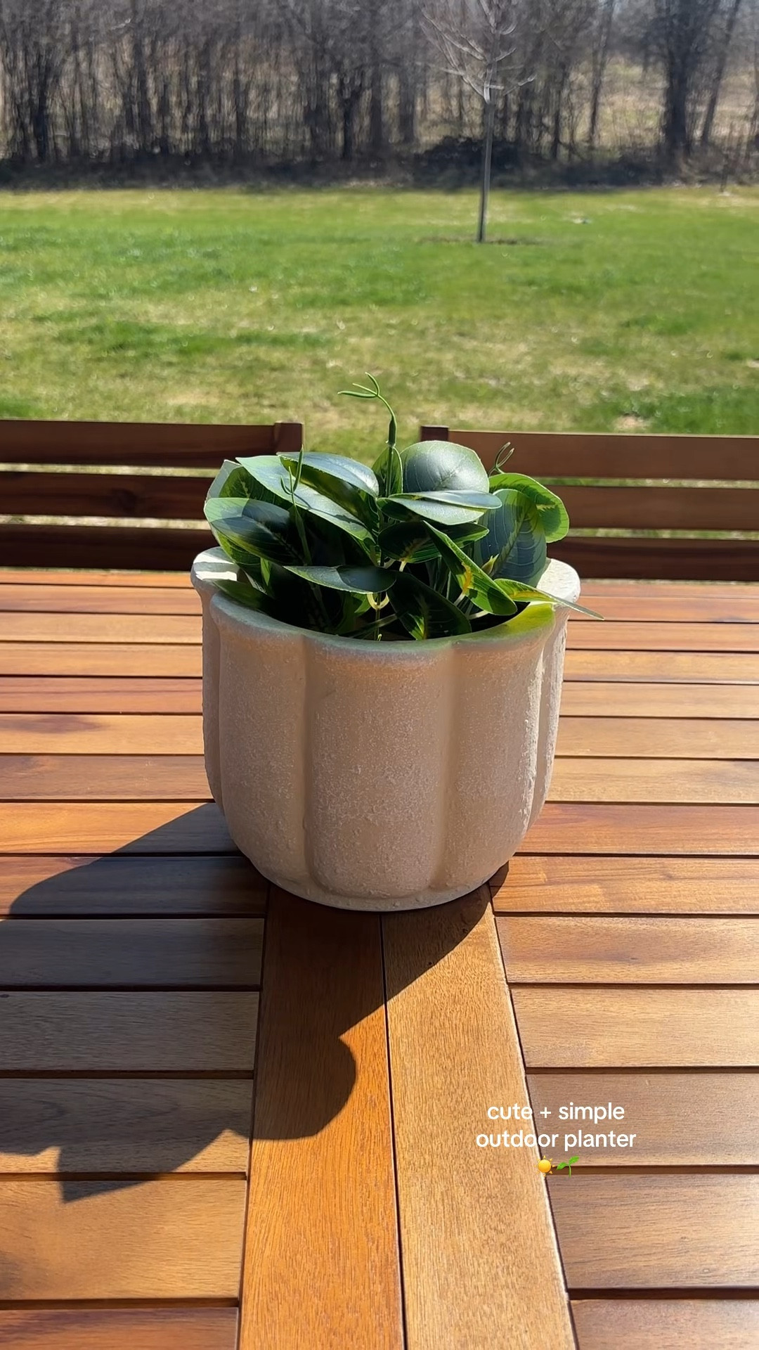 Cute & simple outdoor planter idea☀️🌱

#LTKHome