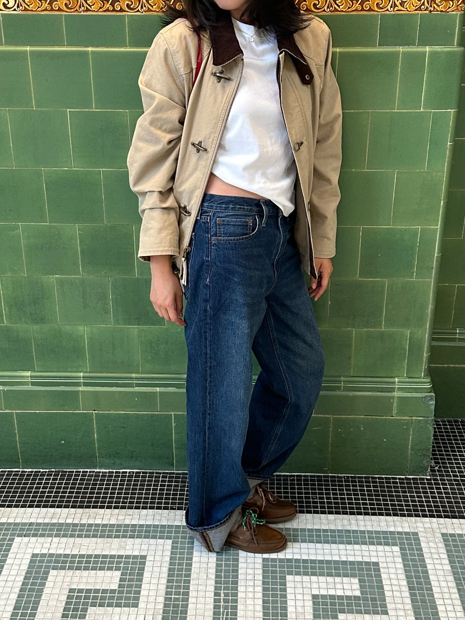 full @Aritzia look for cozy weather ahead ❤️ wearing size S in the jacket and 26 in jeans (they’re long as a 5’5” gal but I like them folded) 

#LTKSeasonal #LTKStyleTip