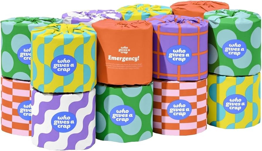 Who Gives A Crap | 100% Recycled Toilet Paper, 16 Rolls, 330 Sheets, Biodegradable & Ecofriendly,... | Amazon (US)