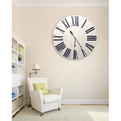 Oversized Edington 42" Wall Clock Gracie Oaks | Wayfair North America