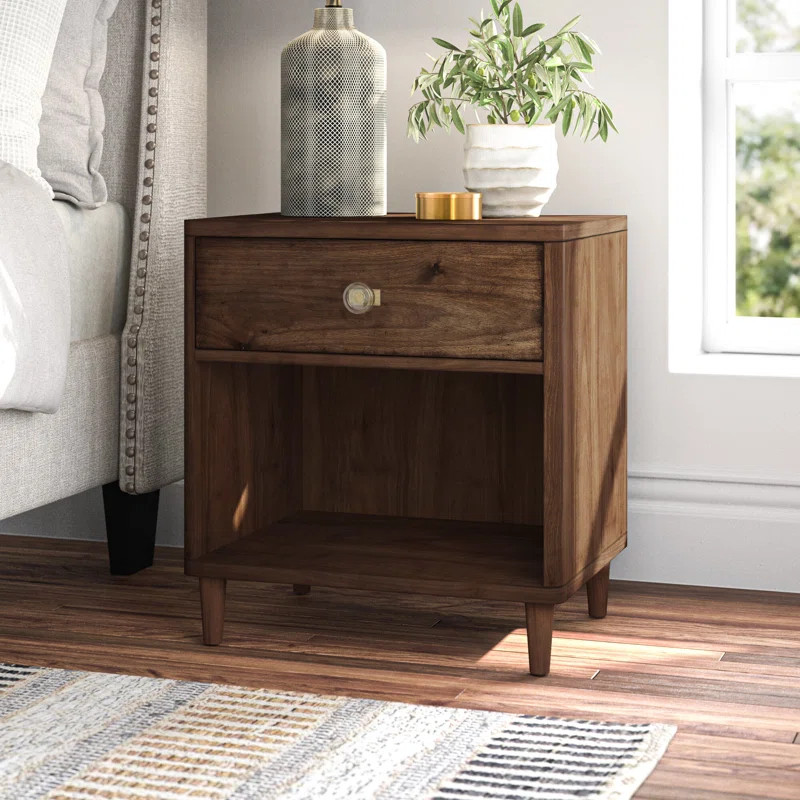 Malena Manufactured Wood Nightstand | Wayfair North America