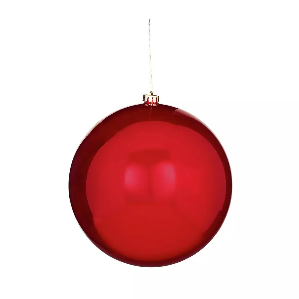 Buy Habitat Single Oversized Christmas Bauble - Red | Christmas tree decorations | Habitat | Habitat UK