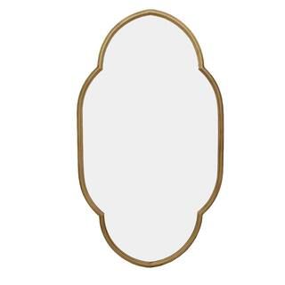 StyleWell Medium Ornate Gold Classic Accent Mirror (37 in. H x 21 in. W) DW26004HD - The Home Dep... | The Home Depot