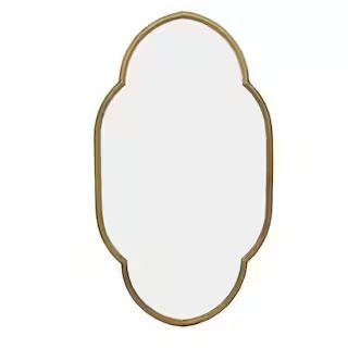StyleWell Medium Ornate Gold Classic Accent Mirror (37 in. H x 21 in. W) DW26004HD - The Home Dep... | The Home Depot