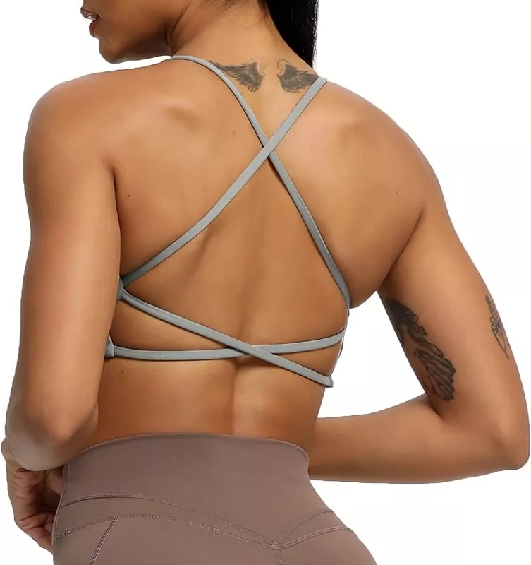 AUROLA Workout Sports Bras Women Athletic Removable Backless