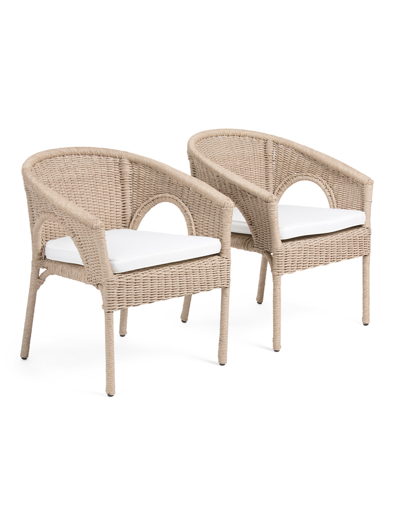 Set Of 2 Outdoor Wicker Dining Chairs | Furniture & Lighting | Marshalls | Marshalls