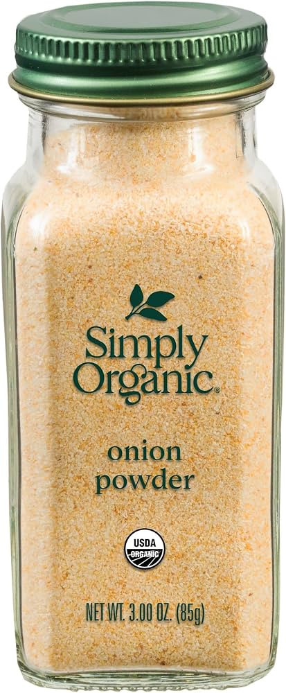 Simply Organic White Onion Powder, 3-Ounce Jar, Organic US Grown Onions, Real Onion Taste Without... | Amazon (US)