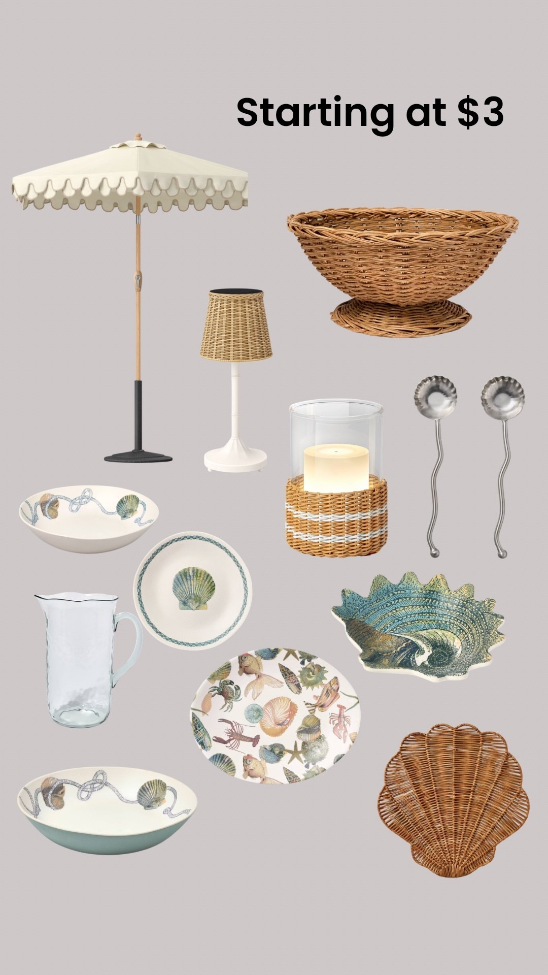 I’m IN LOVE with this new @Target  coastal outdoor dining collection 😍😍😍 prices are incredible! Starting at only $3 #target #targetpartner 

#LTKSeasonal #LTKfoodie #LTKHome