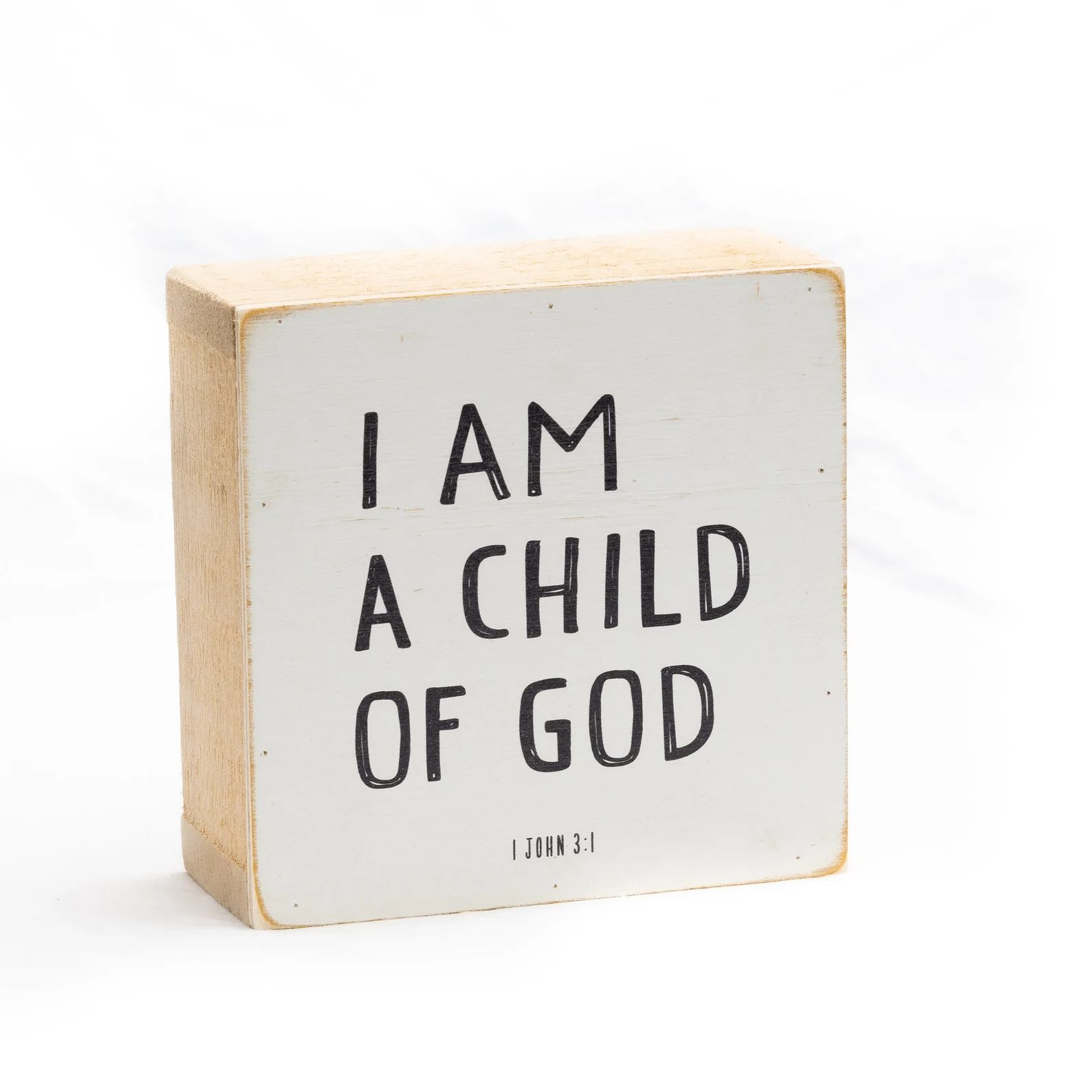 Read the full title
    I am a child of God • 6" x 6" Kids Room Shelf Decor • Quote on Wood ... | Etsy (US)