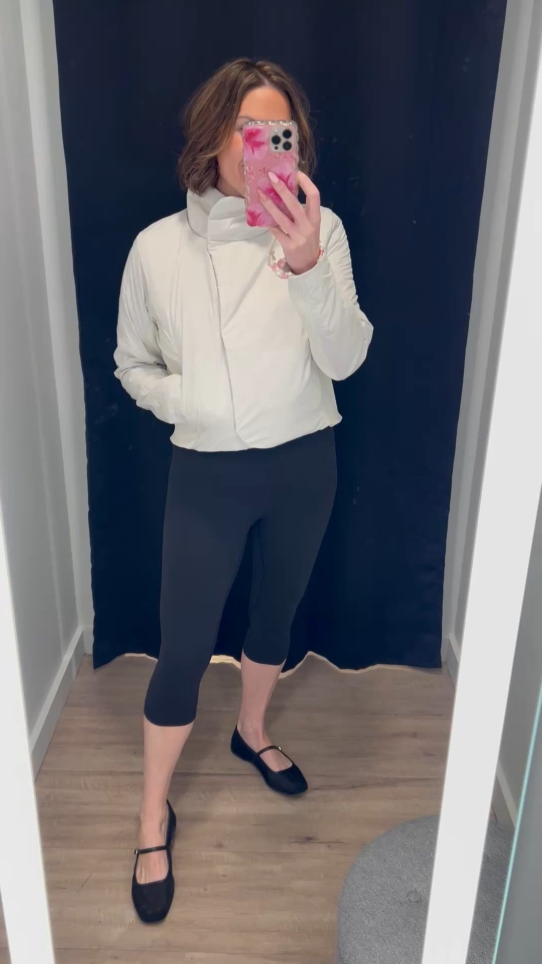 Love a cropped legging look! Wearing the city sleek jacket in a size 10, color is bone! 

#LTKActive #LTKStyleTip #LTKMidsize