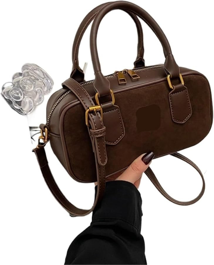 Bolso retro de la almohada de mano de Boston bolsos cruzados de un solo hombro de moda | Amazon (US)
