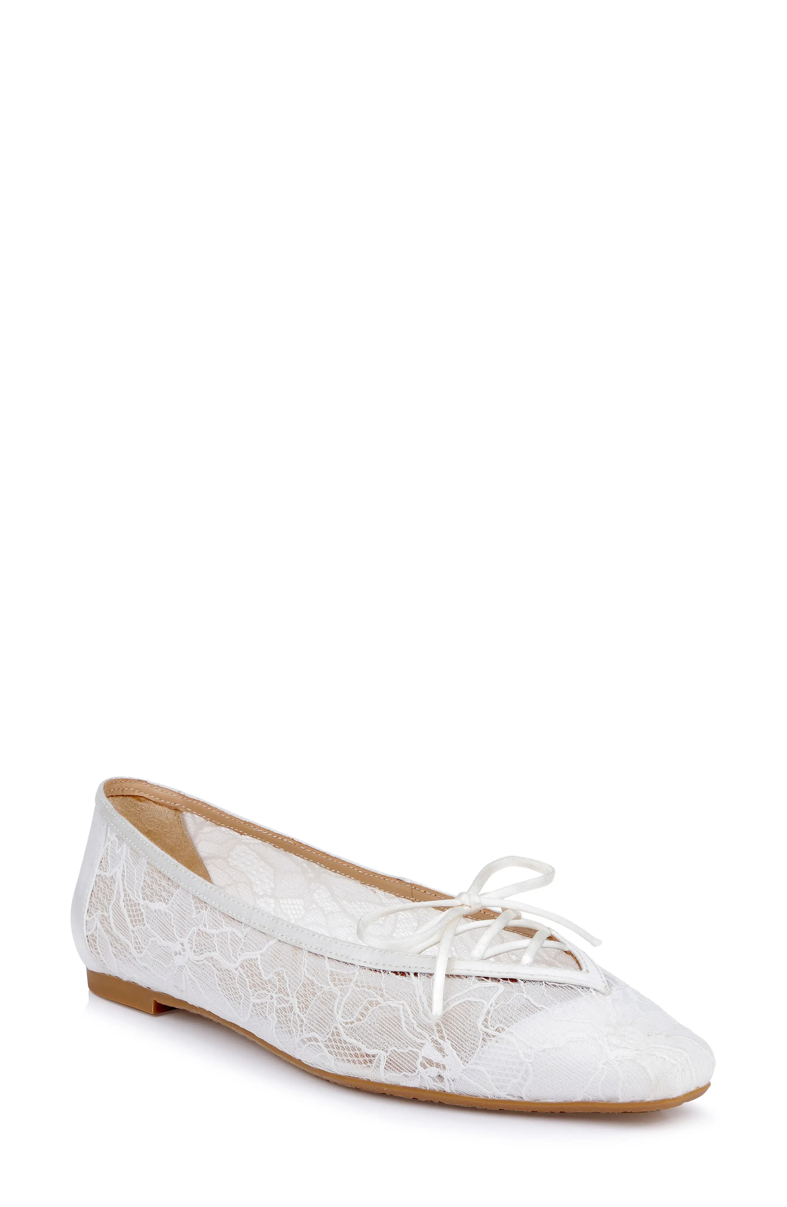 BADGLEY MISCHKA Raelyn Lace Ballet Flat (Women) | Nordstrom | Nordstrom