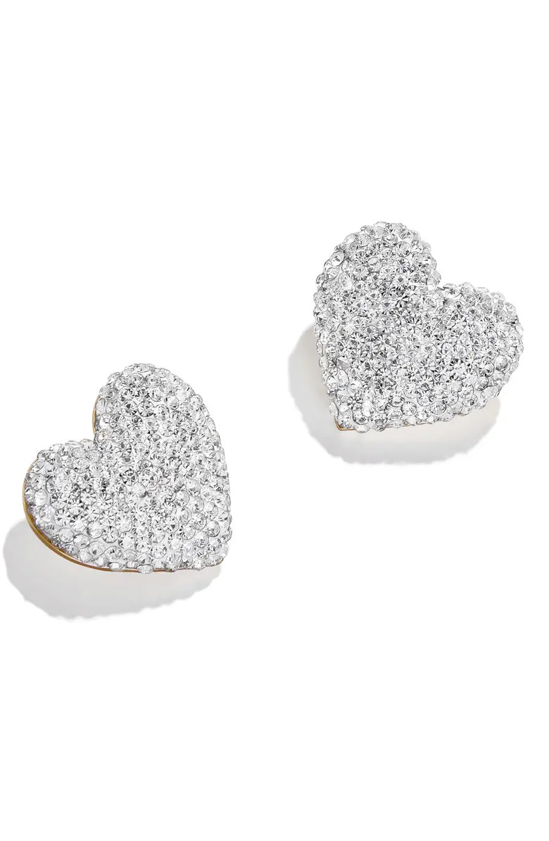 Henrietta Pavé Heart Stud Earrings | Nordstrom